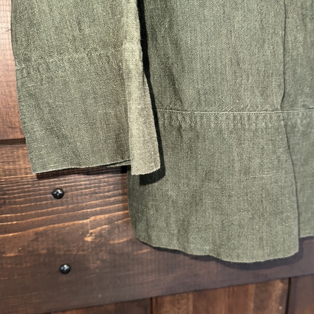 EMMA JAMES LINEN SIZE 8 BLAZER SHIRT Shacket A38 - Picture 3 of 7